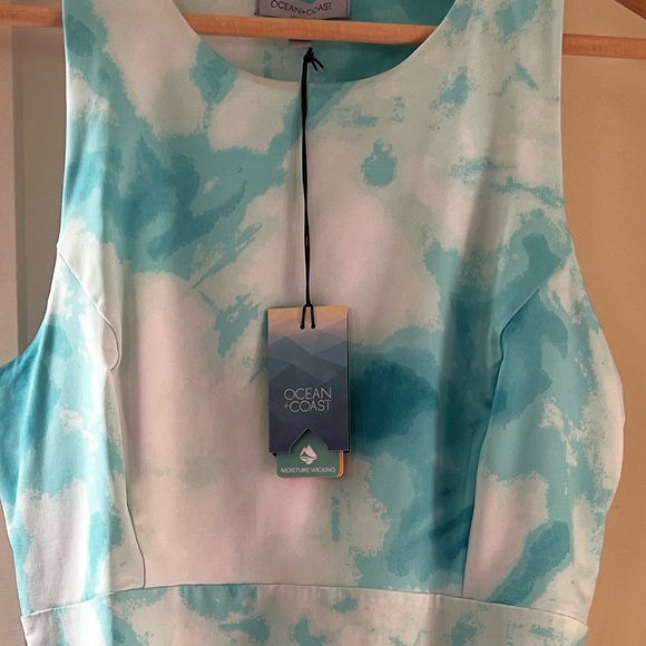 Perfect Vacation Ocean + Coast Sleeveless Aqua Dye Blue dress to keep cool 😎 - Picture 3 of 11